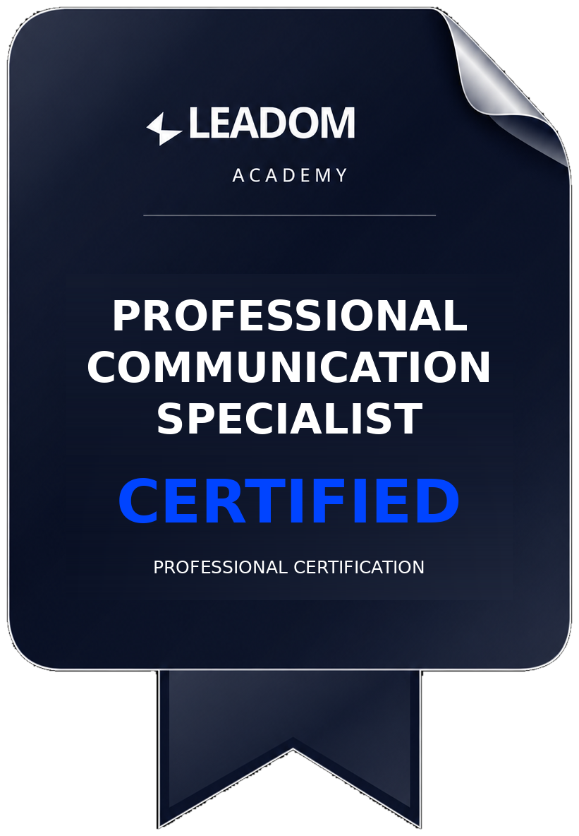 Certified Professional Communication Specialist